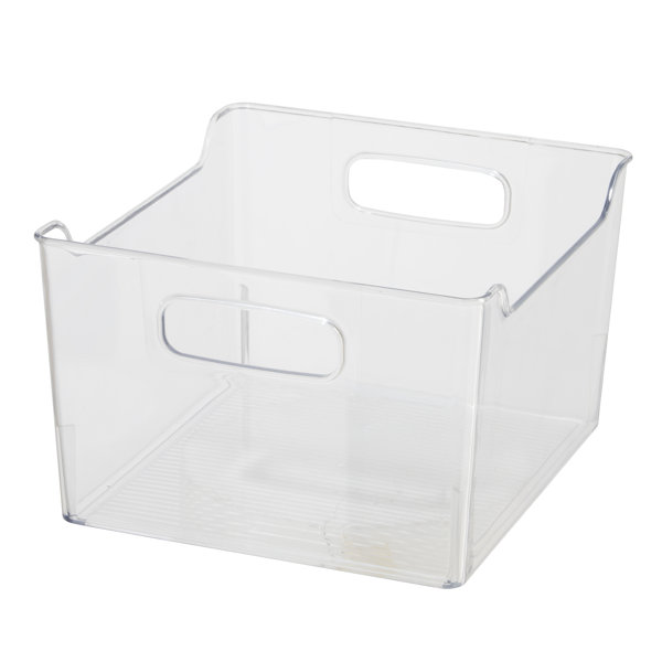 Tall plastic clearance bin